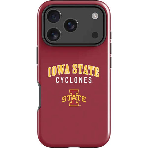 Iowa State University Collegiate Text iPhone 18 Pro Max Impact Case