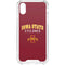 Iowa State University Collegiate Text iPhone XS Clear Case