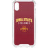 Iowa State University Collegiate Text iPhone XS Clear Case