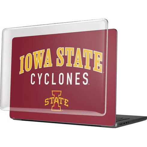 Iowa State University Collegiate Text MacBook Pro 14in (2021-24) Case plus Skin