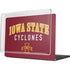 Iowa State University Collegiate Text MacBook Pro 14in (2021-24) Case plus Skin