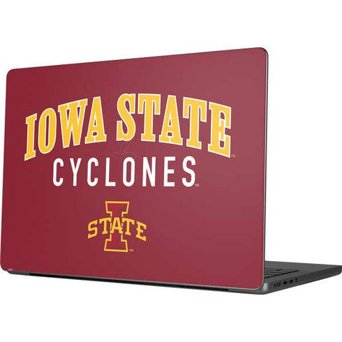 Iowa State University Collegiate Text Apple MacBook Pro 14-inch Skin