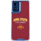 Iowa State University Collegiate Text Moto G 5G (2024) Clear Case