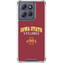 Iowa State University Collegiate Text Moto G Stylus 5G (2025) Clear Case