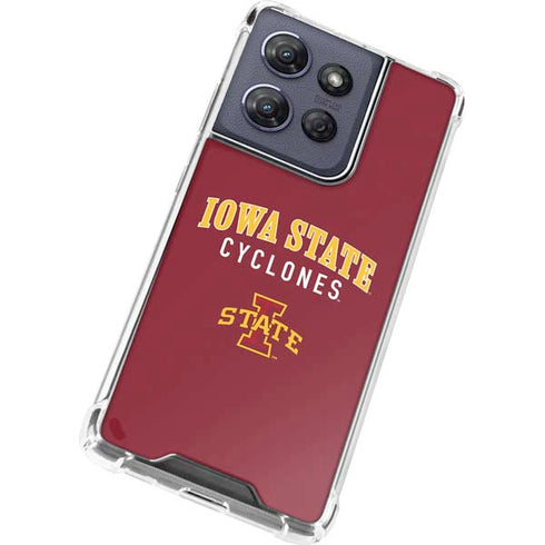 Iowa State University Collegiate Text Moto G Stylus 5G (2025) Clear Case