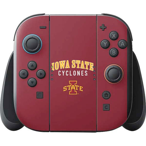 Iowa State University Collegiate Text Nintendo Switch 2 (2025) with Joy-Con Skin