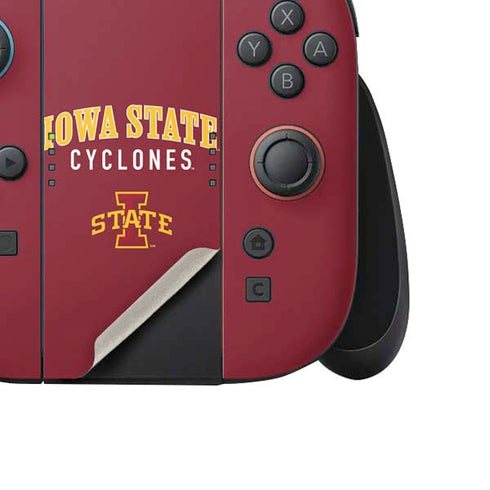 Iowa State University Collegiate Text Nintendo Switch 2 (2025) Joy-Con Controller Skin