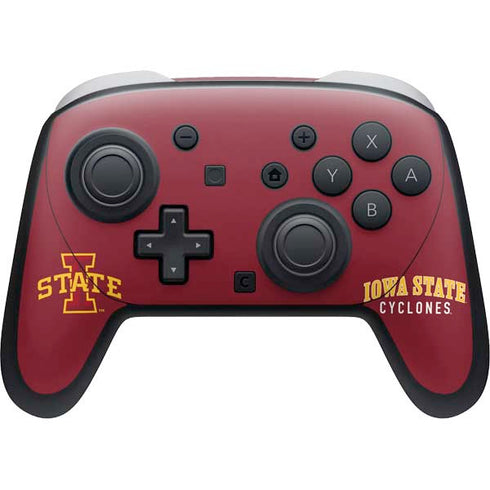 Iowa State University Collegiate Text Nintendo Switch 2 (2025) Pro Controller Skin
