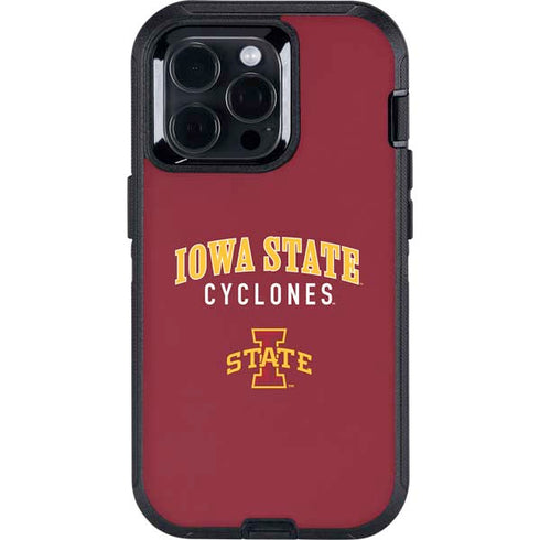 Iowa State University Collegiate Text Otterbox Defender iPhone Skin