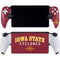 Iowa State University Collegiate Text PlayStation Portal Remote Player Skin