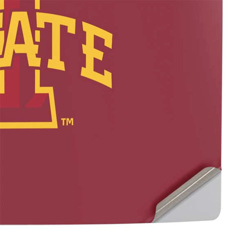 Iowa State University Collegiate Text PS5 Pro Console Skin