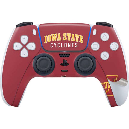 Iowa State University Collegiate Text PS5 Pro Disk Bundle Skin