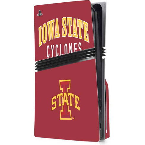 Iowa State University Collegiate Text PlayStation PS5 Skins