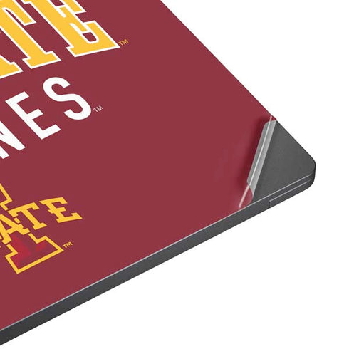Iowa State University Collegiate Text Surface Laptop 7 15in Skin