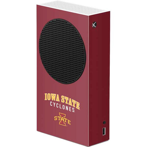 Iowa State University Collegiate Text Xbox Series S Skins