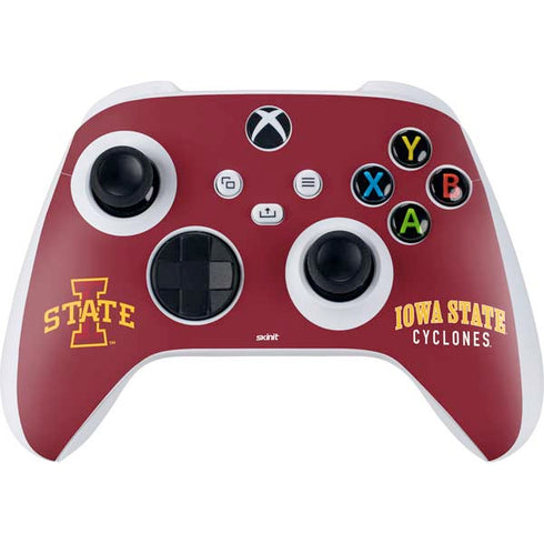 Iowa State University Collegiate Text Xbox Series S Skins