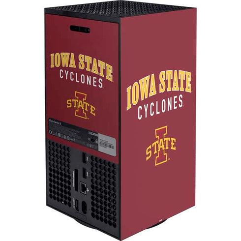 Iowa State University Collegiate Text XBox Series X Digital Edition Bundle Skin