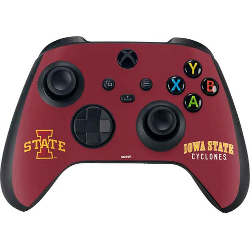 Iowa State University Collegiate Text XBox Series X Digital Edition Bundle Skin
