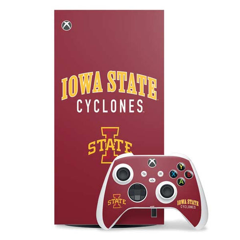 Iowa State University Collegiate Text Xbox Series X Skins