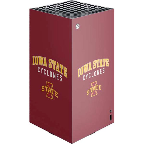 Iowa State University Collegiate Text Xbox Series X Skins