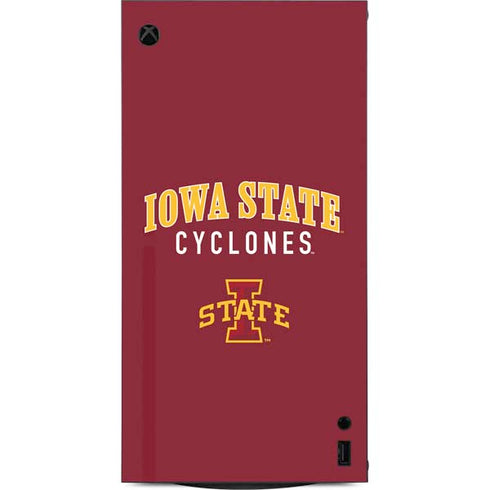 Iowa State University Collegiate Text XBox Series X Digital Edition Console Skin