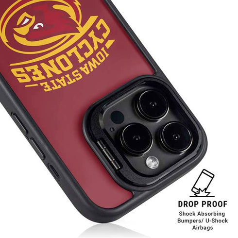 Iowa State University Cyclones iPhone 14 Pro Kickstand Case