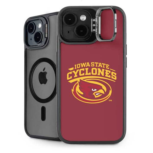 Iowa State University Cyclones iPhone 15 Plus Kickstand Case