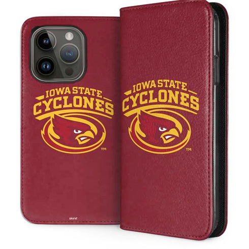 Iowa State University Cyclones iPhone 15 Pro Folio Case