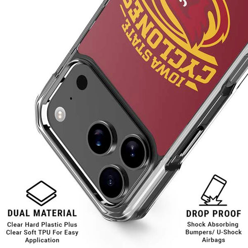 Iowa State University Cyclones iPhone 18 Pro Clear Case