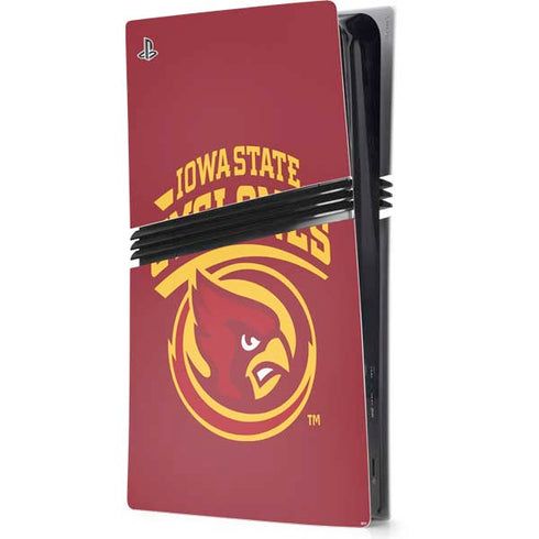 Iowa State University Cyclones PS5 Pro Console Skin