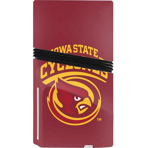 Iowa State University Cyclones PS5 Pro Disk Console Skin