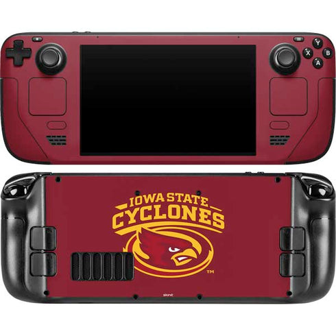 Iowa State University Cyclones Steam Deck Handheld Gaming Computer OLED Skin