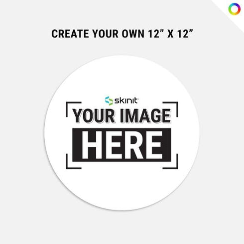 Custom 12" x 12" Floor Decal - Circle Skin
