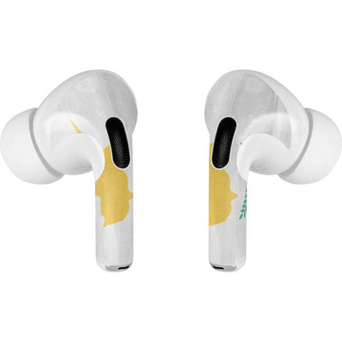 Cyprus Flag Distressed AirPods Skins