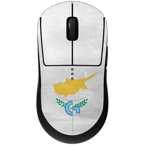 Cyprus Flag Distressed G Pro Wireless Gaming Mouse Skin