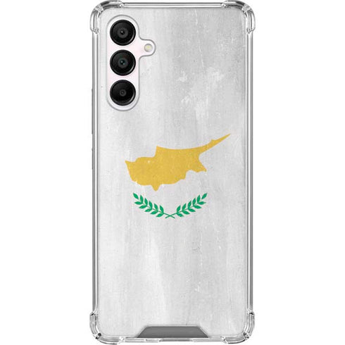 Cyprus Flag Distressed Galaxy A16 5G Clear Case