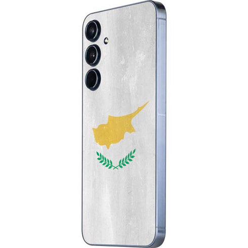 Cyprus Flag Distressed Galaxy A35 5G Skin