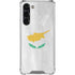 Cyprus Flag Distressed Galaxy S24 FE Clear Case