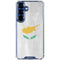 Cyprus Flag Distressed Galaxy S25 Clear Case