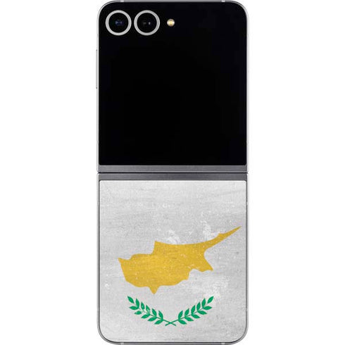 Cyprus Flag Distressed Galaxy Z Flip6 Skin