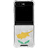 Cyprus Flag Distressed Galaxy Z Flip6 Clear Case