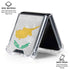Cyprus Flag Distressed Galaxy Z Flip6 Clear Case