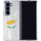 Cyprus Flag Distressed Galaxy Z Fold5 5G Clear Case