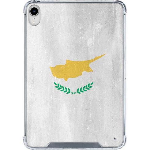 Cyprus Flag Distressed iPad 11th Gen (2025) Clear Case