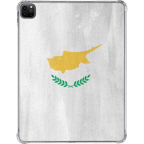 Cyprus Flag Distressed iPad Pro 11in (2024) Clear Case