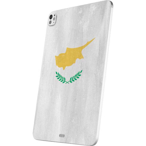 Cyprus Flag Distressed iPad Pro 13in M4 (2024) Skin