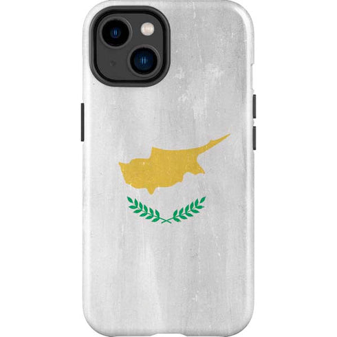 Cyprus Flag Distressed iPhone 15 Impact Case