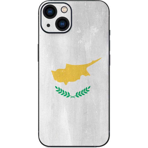 Cyprus Flag Distressed iPhone 15 Skin