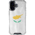 Cyprus Flag Distressed iPhone 16 Plus Clear Case