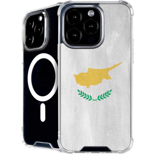 Cyprus Flag Distressed iPhone 16 Pro Max MagSafe Case